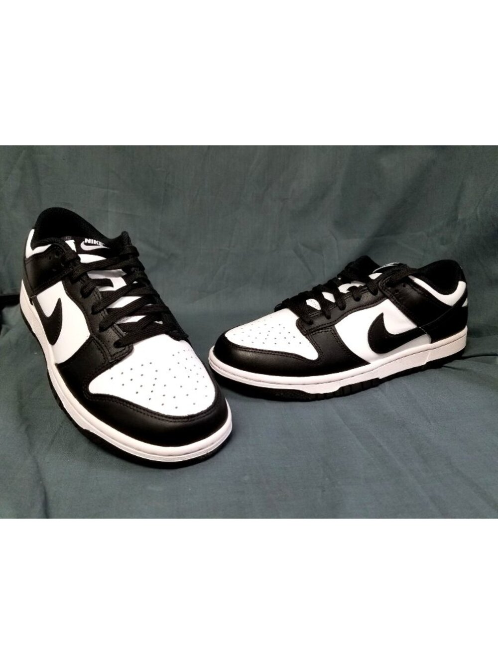 Nike Dunk Low Retro Sneakers White Black Panda Womens Size 12 NEW NO BOX!